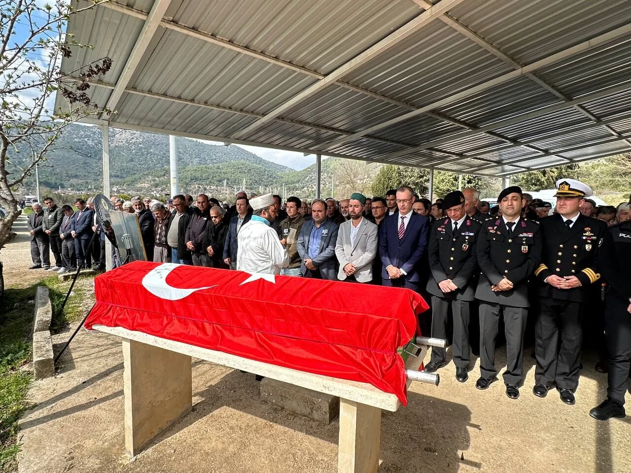 Kore Gazisi Seydikemer’de Son Yolculuğuna Uğurlandı