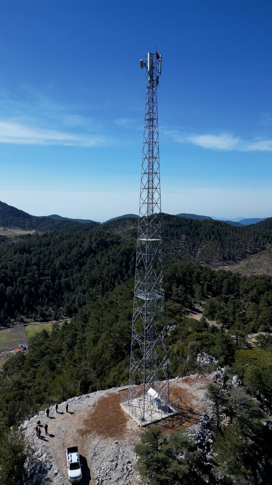 Koruköy Mahallesi Yayla Koru Mevkii, Baz İstasyonuna Kavuştu