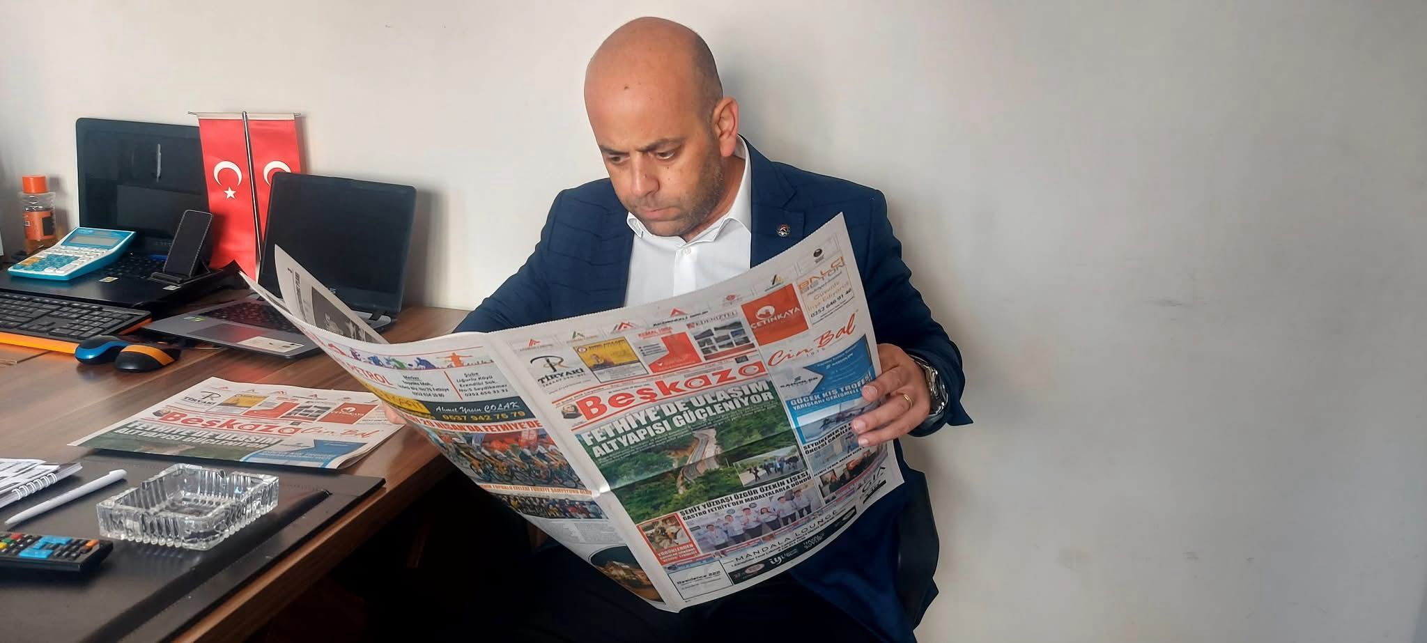 MHP Fethiye İlçe Başkanı Abdulkadir Tekin’den, Fethiye TV’ye Ziyaret