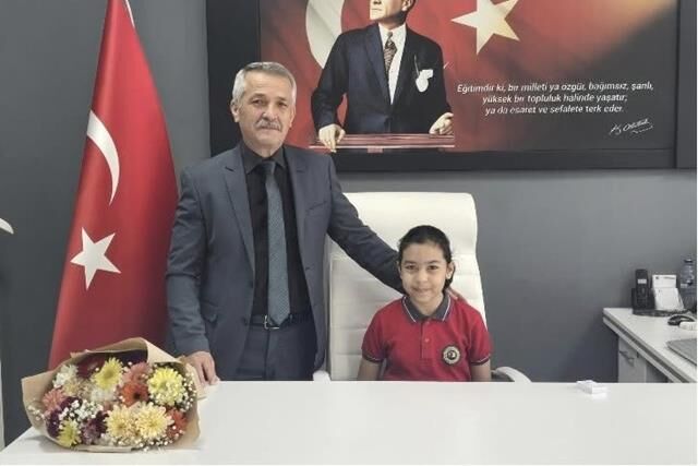 Milli Eğitim Müdürlüğü’nü Cumhuriyet İlkokulu Öğrencileri Yönetti