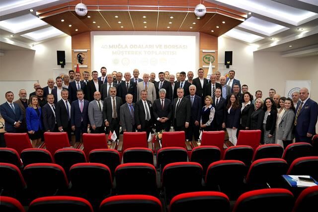 Muğla Odaları Ve Borsası 40’ıncı Müşterek Toplantısı Fethiye’de Yapıldı