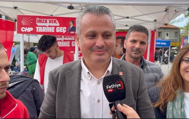 Üzümlü Festivali’nde İmamoğlu İçin İmza Kampanyası