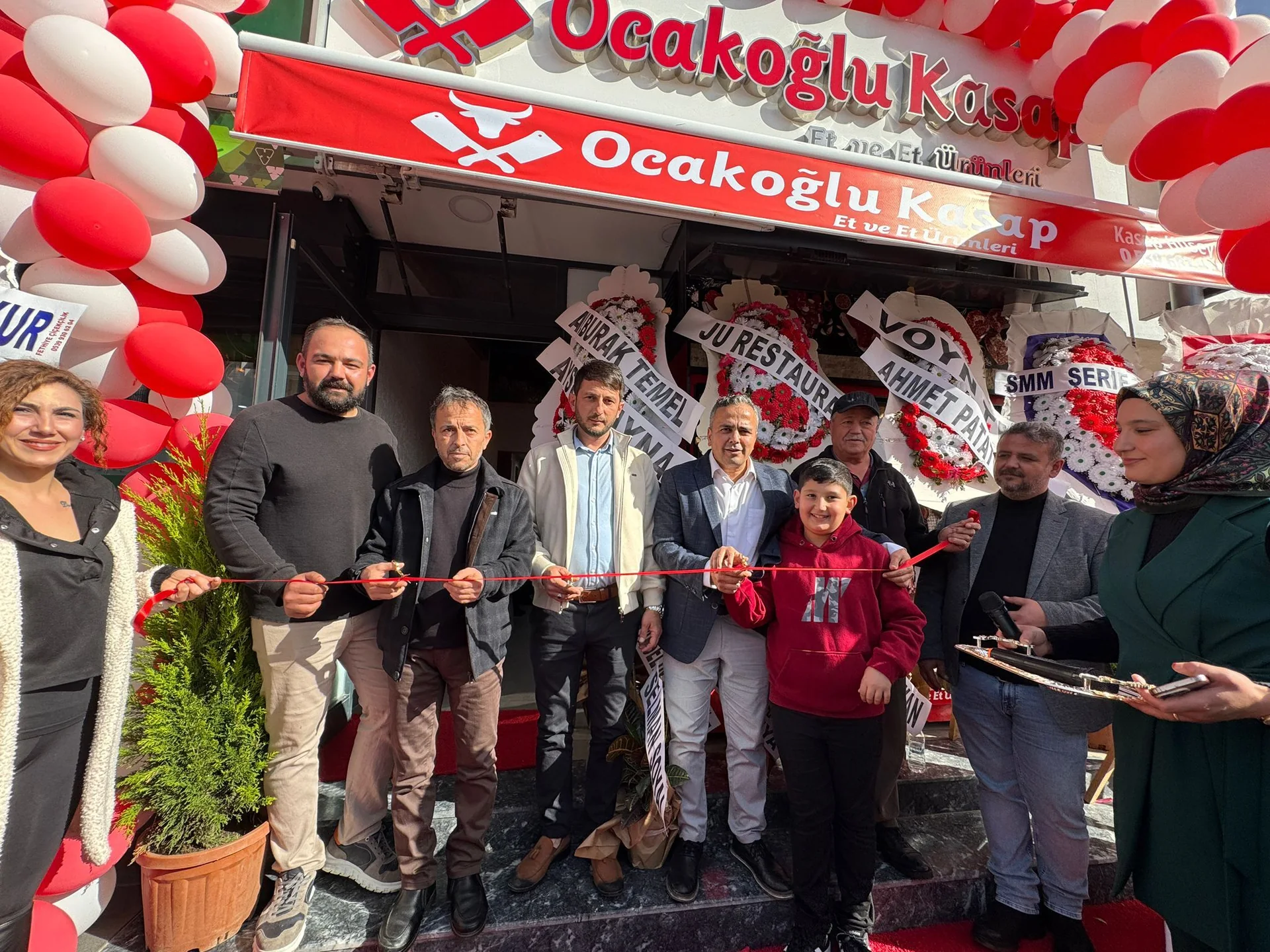 Ocakoğlu Kasap Törenle Hizmete Açıldı