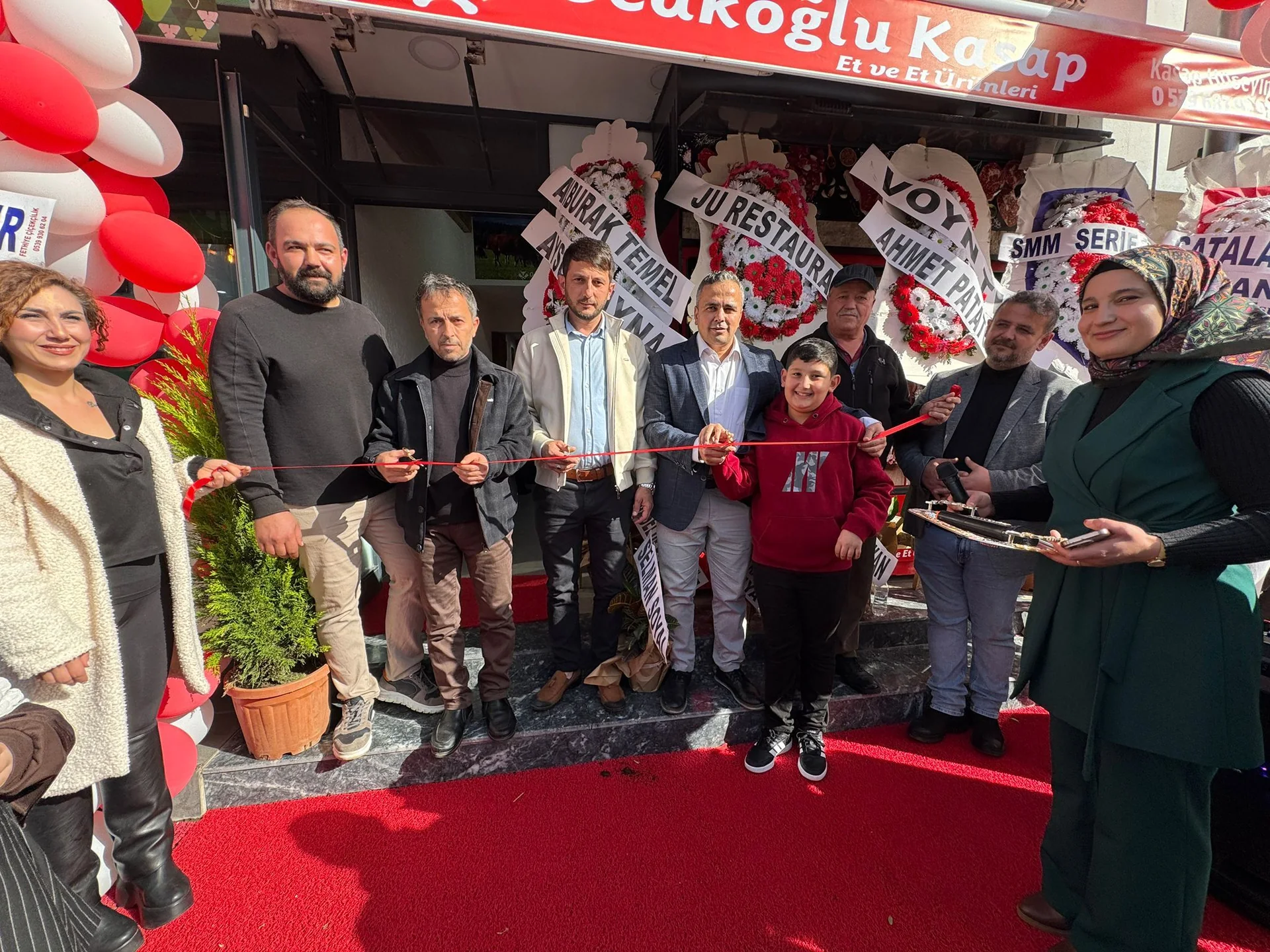 Ocakoğlu Kasap Törenle Hizmete Açıldı
