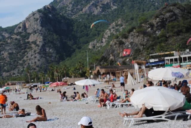 Ölüdeniz'de Kasım Ayında Deniz Keyfi