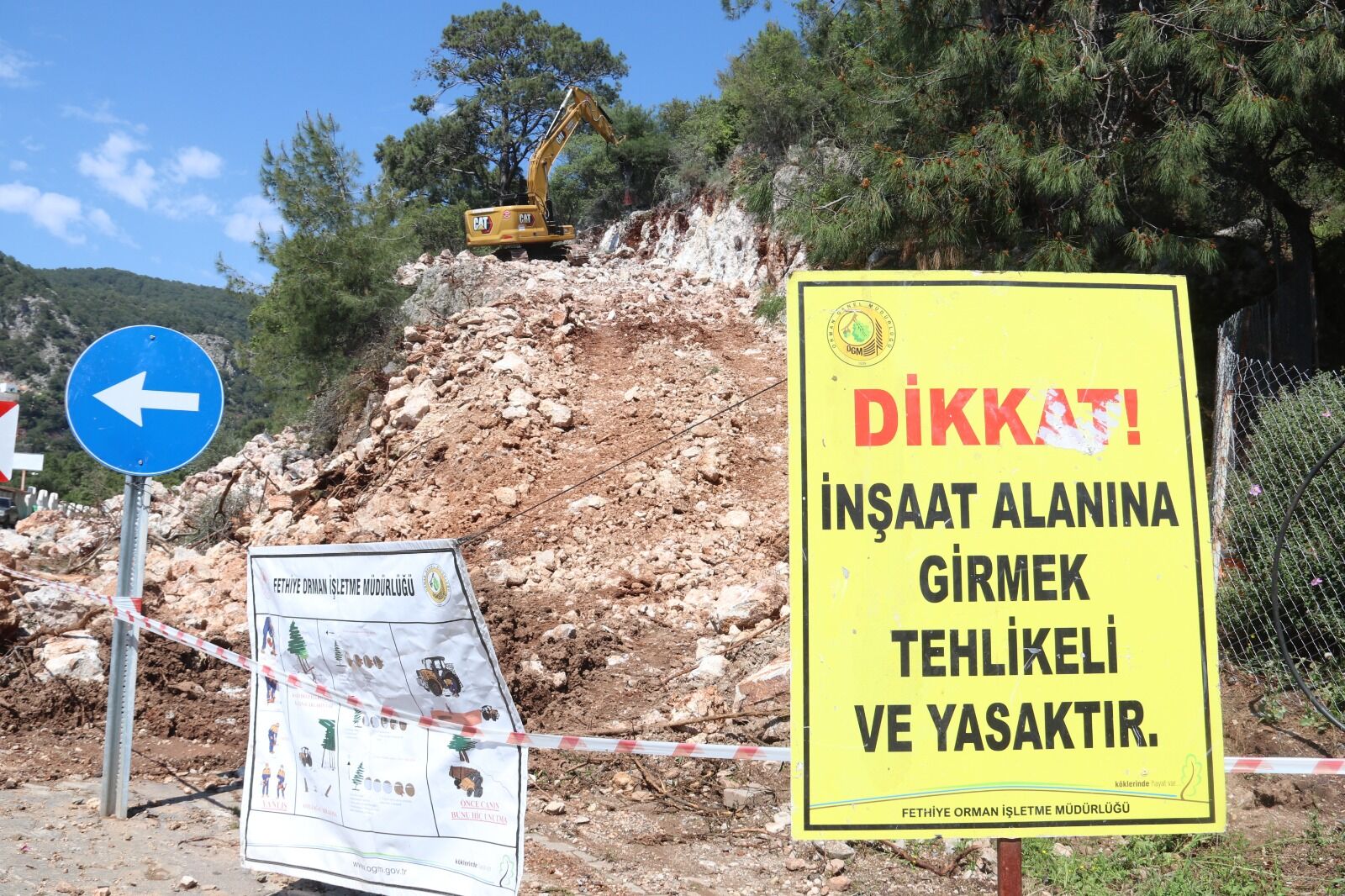 Ölüdeniz’de Yıllardır Beklenen Alternatif Yol Yapılıyor