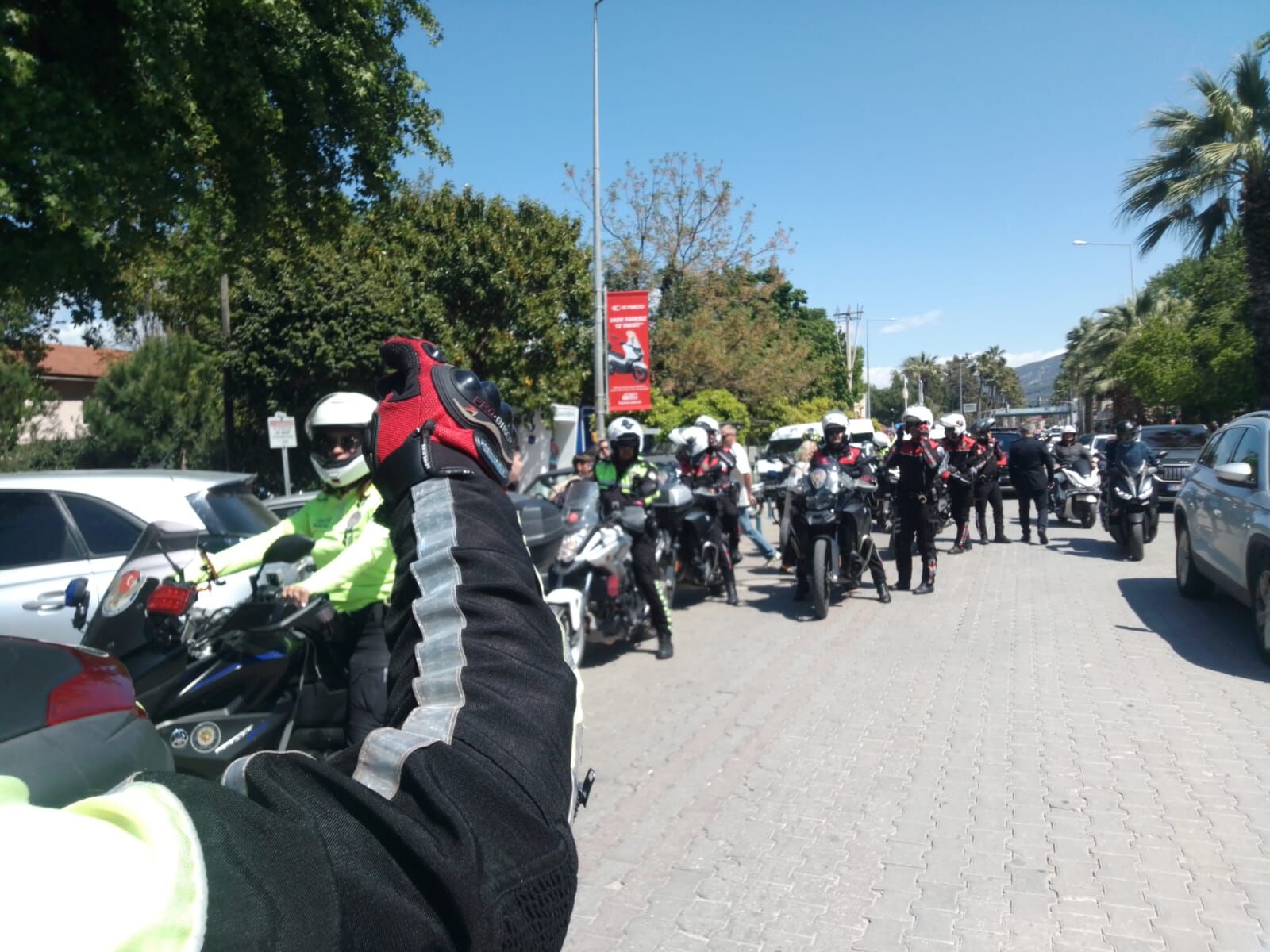 Fethiye Polisinin Korteji Yoğun İlgi Gördü