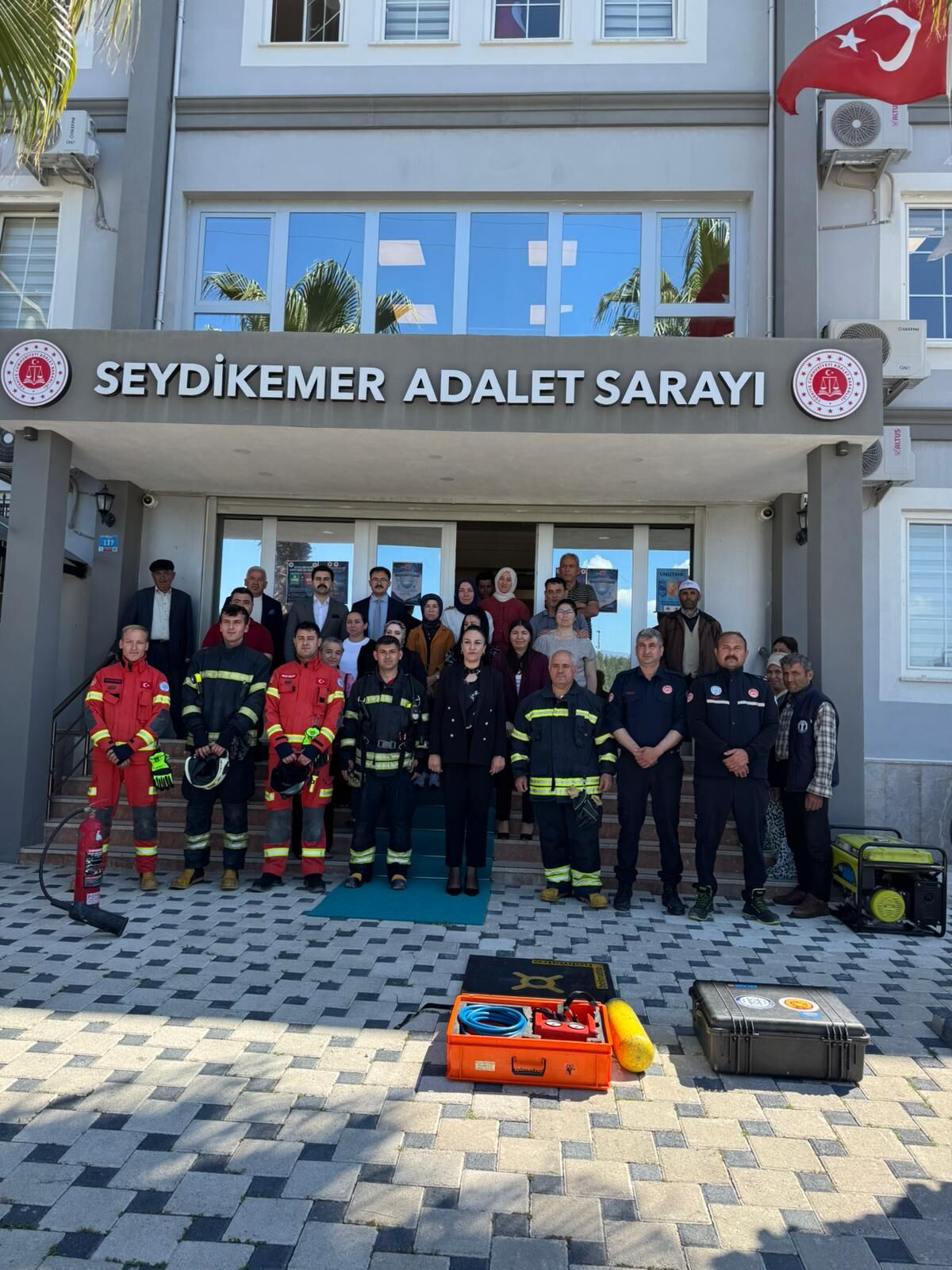 Seydikemer Adliyesi’nde Yangın Ve Acil Müdahale Tatbikatı