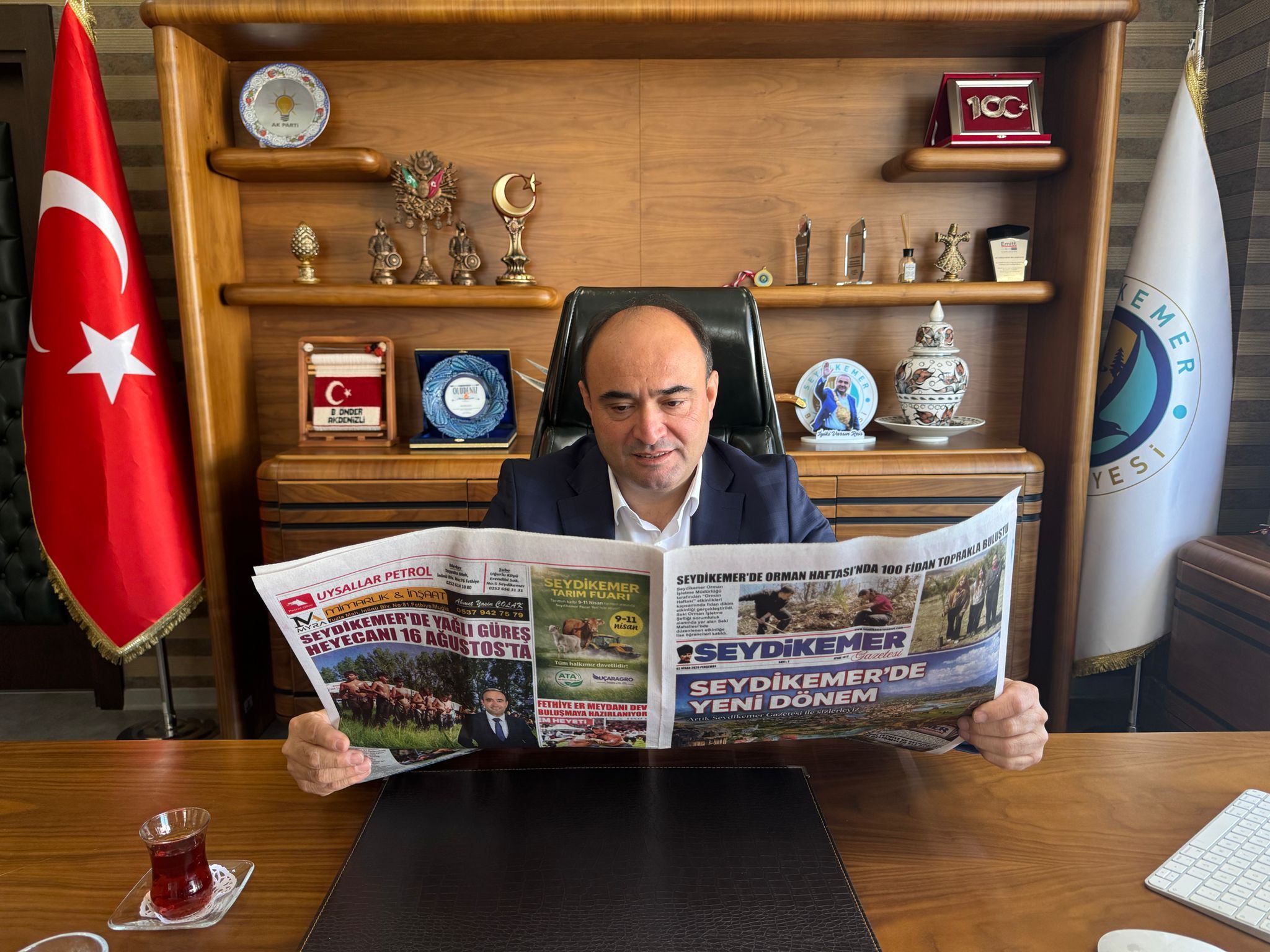 Seydikemer Gazetesi Ve Seydikemer Tv Ekibinden Başkan Akdenizli’ye Ziyaret