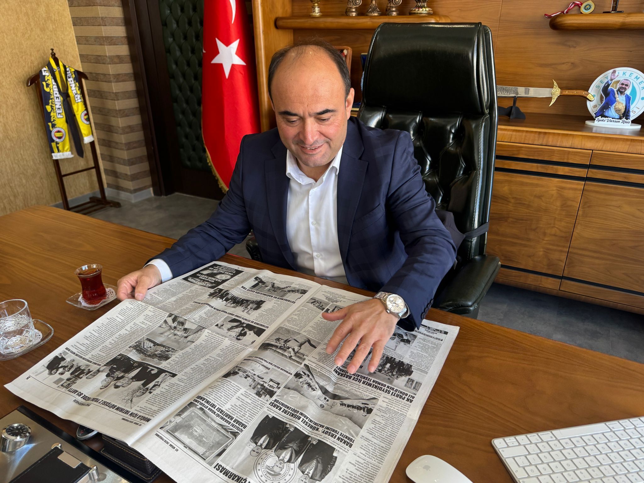 Seydikemer Gazetesi Ve Seydikemer Tv Ekibinden Başkan Akdenizli’ye Ziyaret