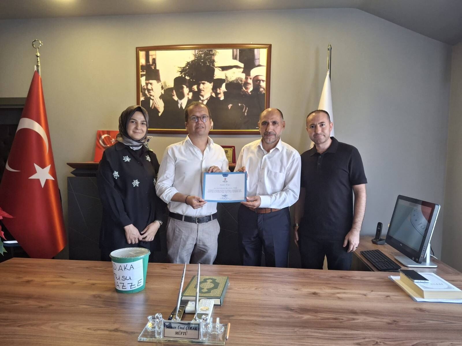 Seydikemer Hasan Günay İmam Hatip Ortaokulu Öğrenci ve Öğretmenlerinden Filistin'e Destek