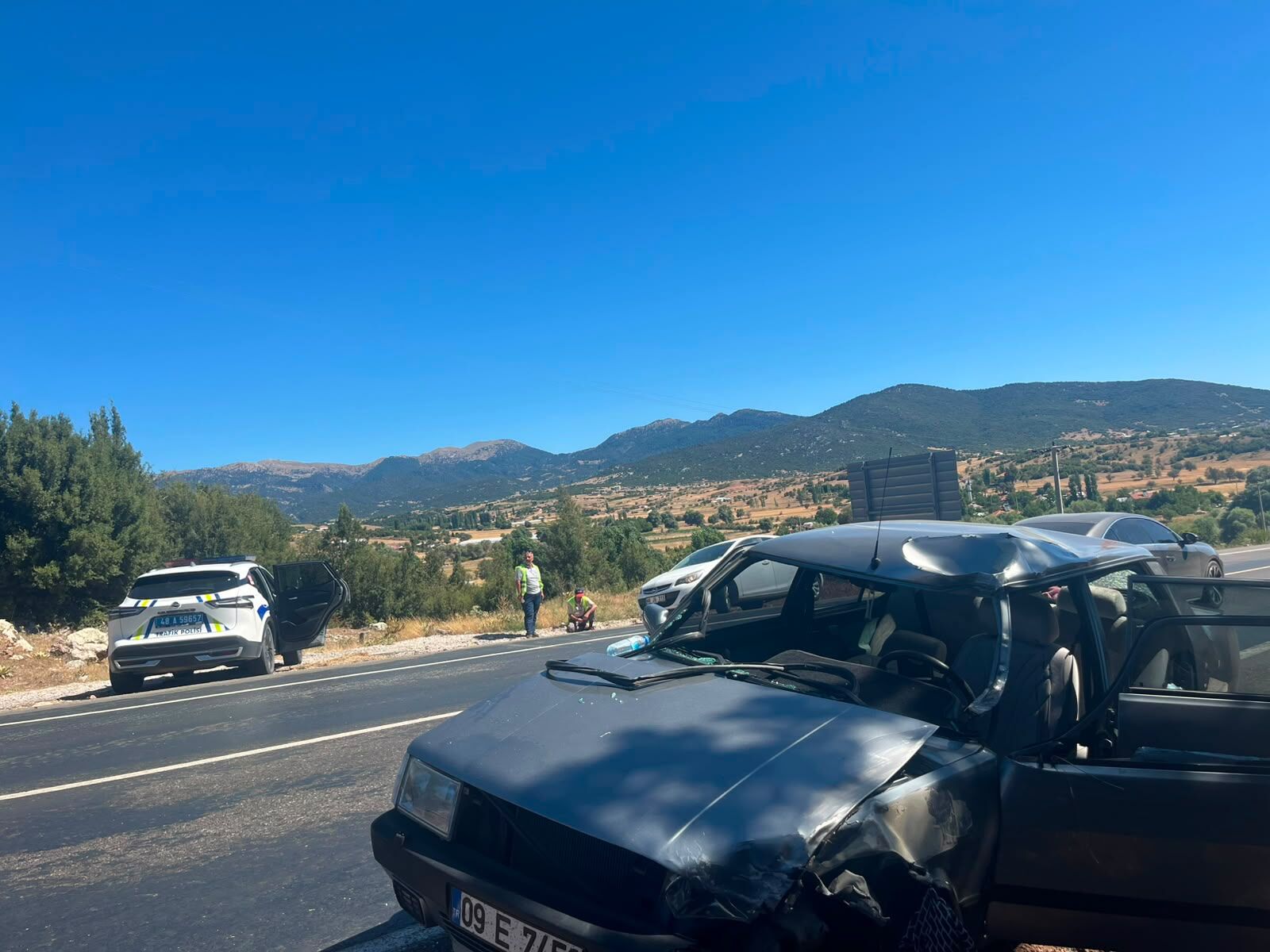 Seydikemer Yayla Yolu Urluca Mevkii’nde Feci Kaza