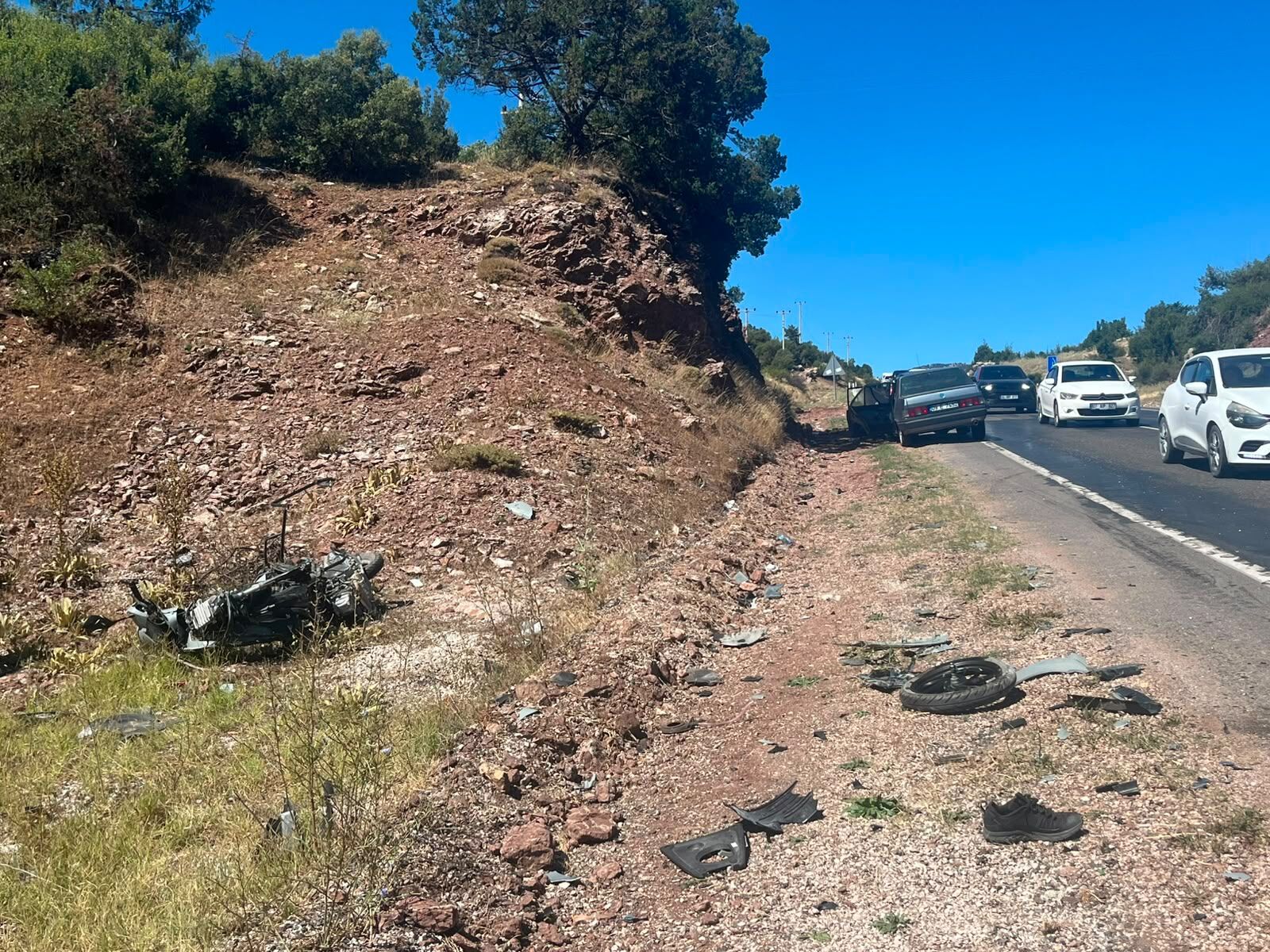 Seydikemer Yayla Yolu Urluca Mevkii’nde Feci Kaza