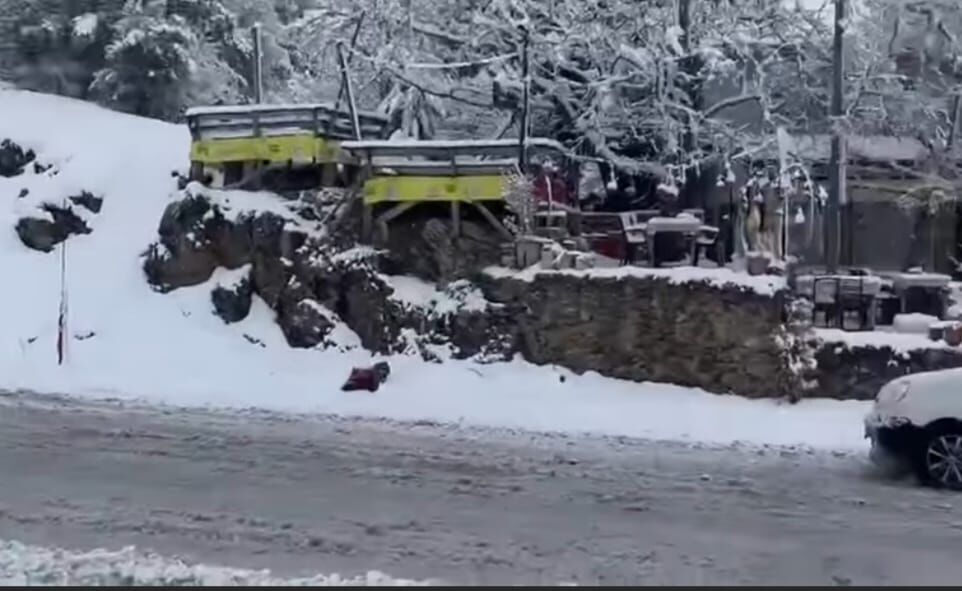 Seydikemer Yaylalarına Kar Sürprizi