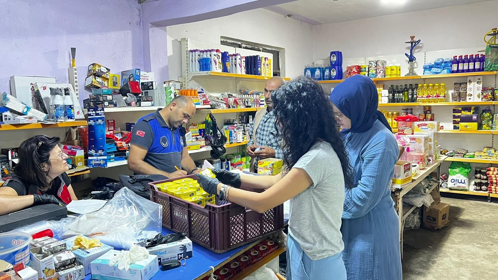 Seydikemer'de Yabancı Uyrukluların İş Yerlerine Denetim