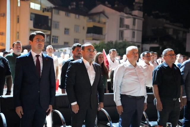 Seydikemer’de 15 Temmuz Demokrasi Nöbeti