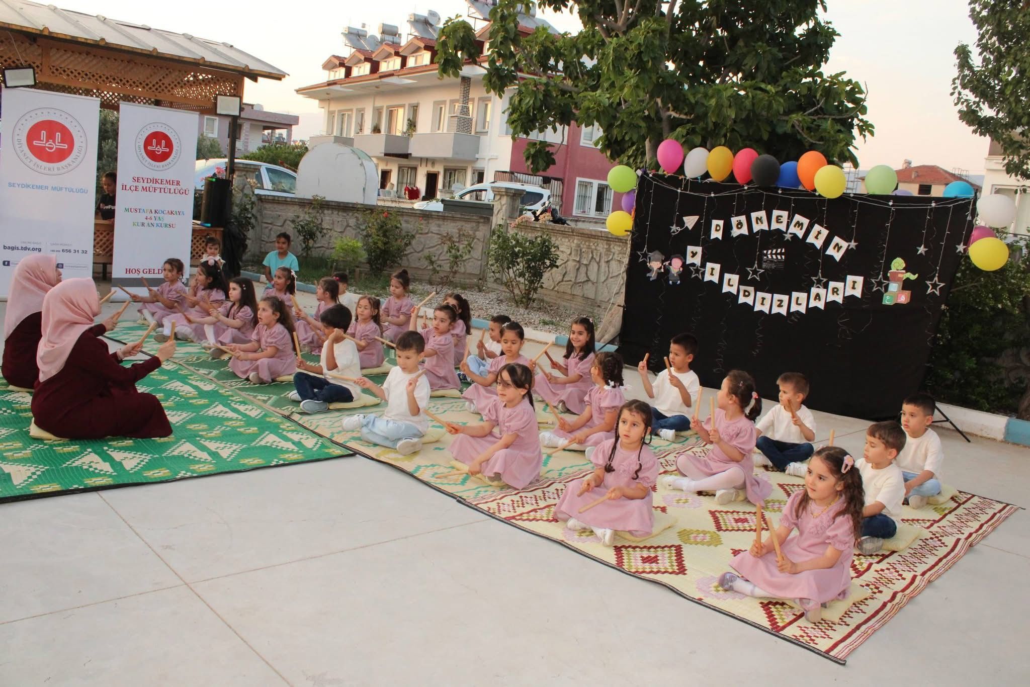 Seydikemer’de 4-6 Yaş Öğrencileri Yıl Sonu Heyecanı Yaşadı