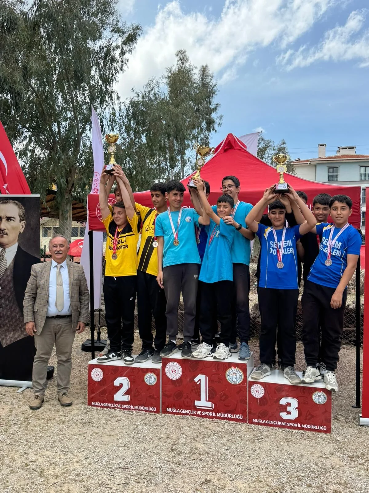 Seydikemer’de Bocce Turnuvası Ödül Töreni Yapıldı