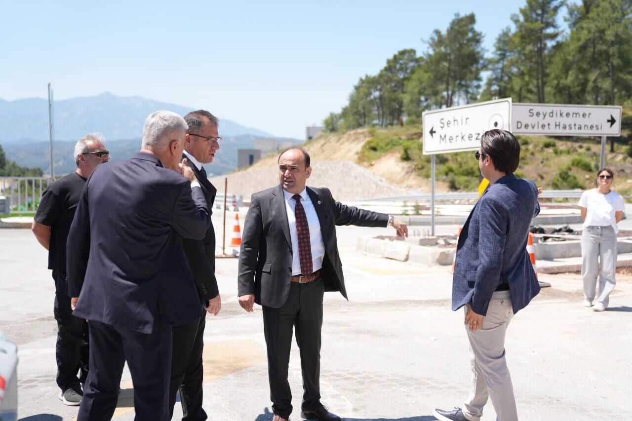 Seydikemer’de Karayolu Yatırımları Yerinde İncelendi