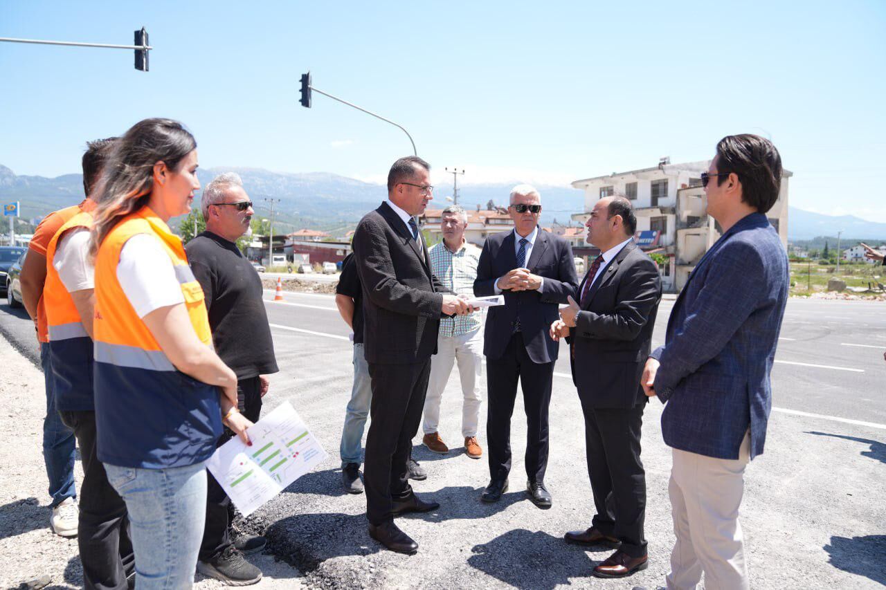 Seydikemer’de Karayolu Yatırımları Yerinde İncelendi
