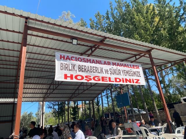 Seydikemer’de Şükür Yemeğine Yoğun Katılım Oldu