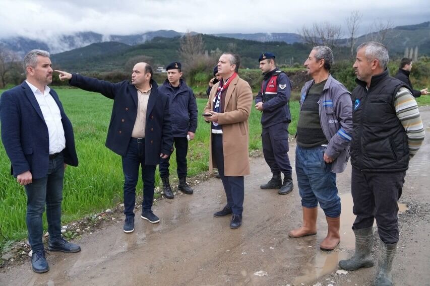 Eşen Çayı Taştı, Tarım Arazileri Sular Altında Kaldı