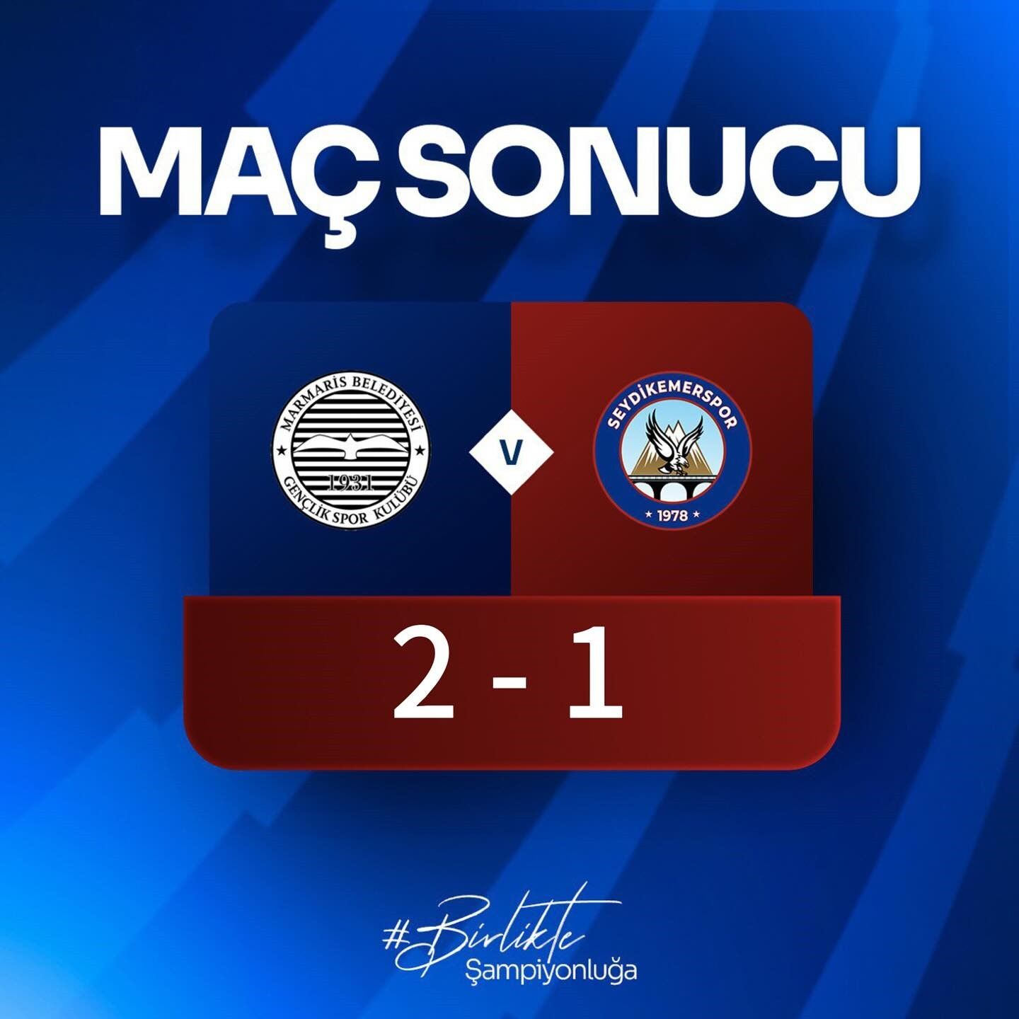 Seydikemerspor Deplasmanda Mağlup Oldu: 2-1