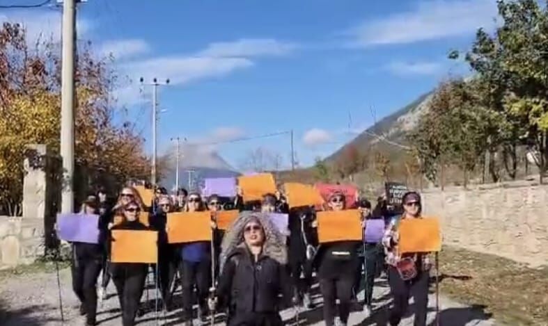 Fethiye’de Tabiat Kadınları "Kadına Şiddete Hayır" Yürüyüşü Düzenlediler