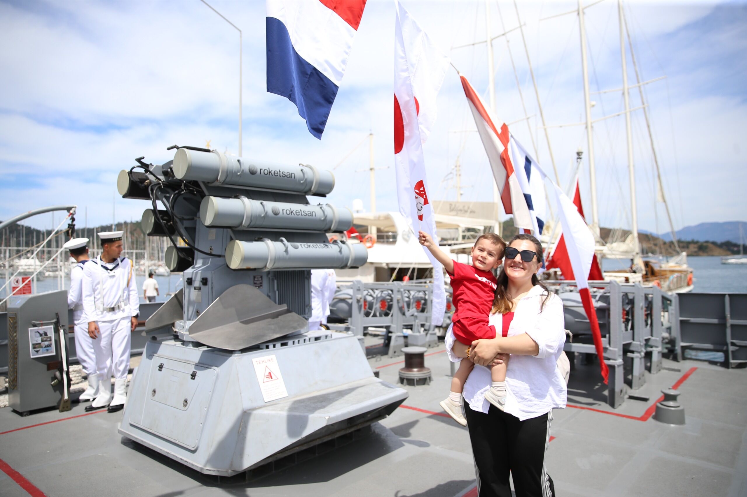 TCG Köyceğiz Fethiye Limanı’nda Ziyarete Açıldı