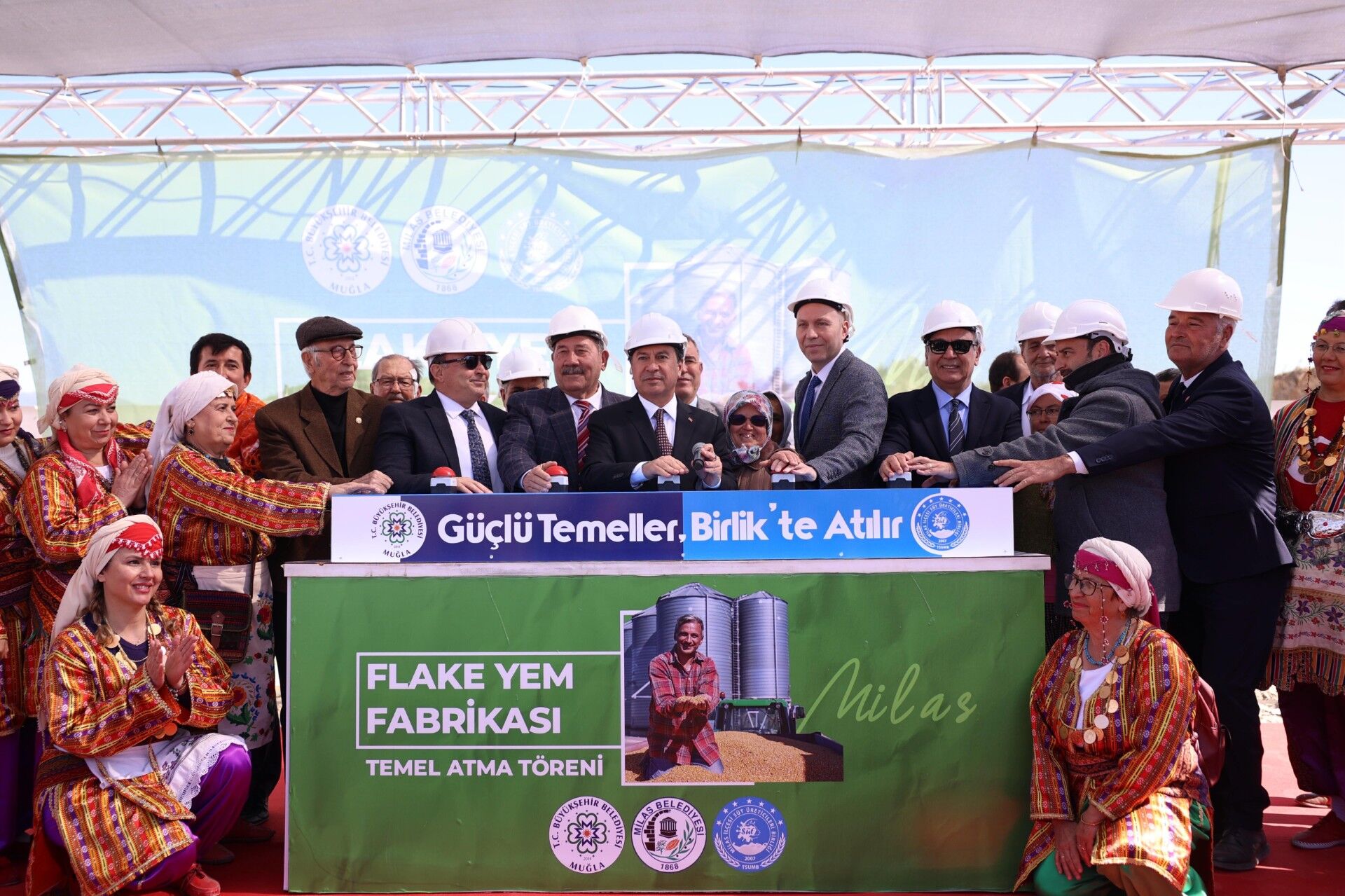 Flake Yem Üretim Tesisi’nin Temeli Atıldı