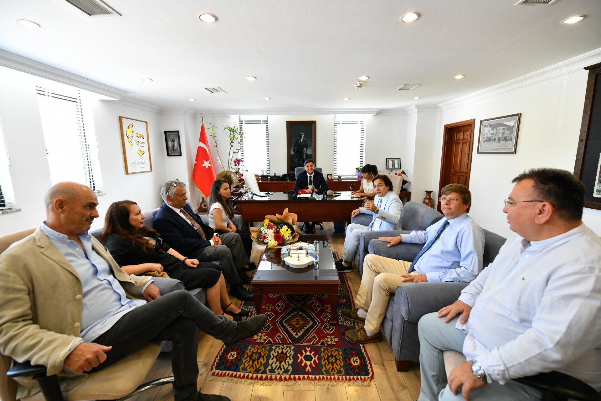 İngiliz Heyetten Başkan Karaca’ya Ziyaret