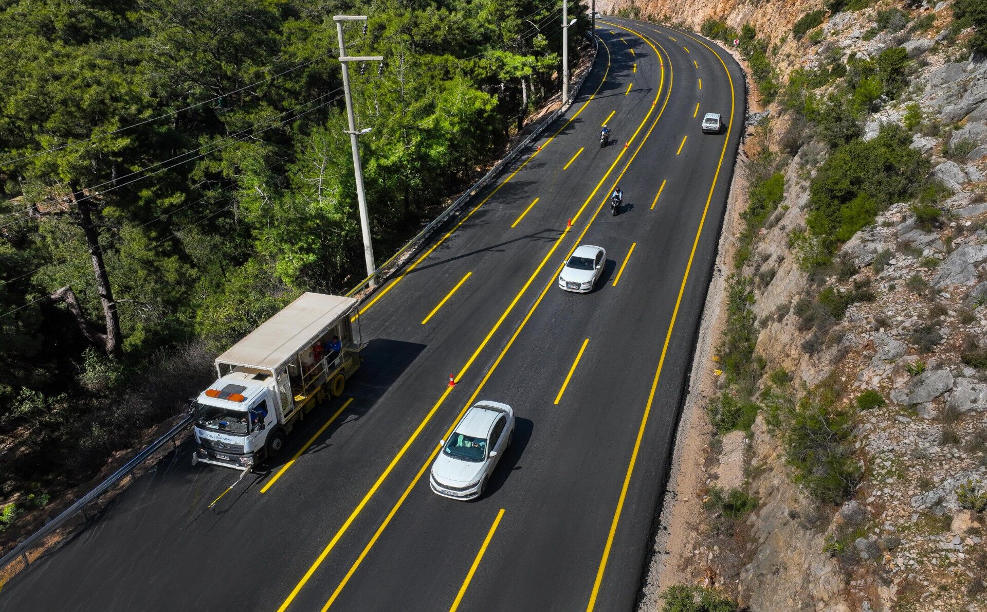 Taşyaka-Ölüdeniz Yol Projesinin İlk Etabı Tamamlandı