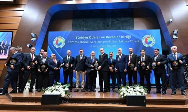 TOBB 2025 Yılı Hizmet Şeref Belgesi Ve Plaket Takdim Töreni