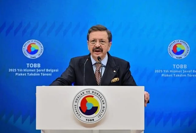 TOBB 2025 Yılı Hizmet Şeref Belgesi Ve Plaket Takdim Töreni
