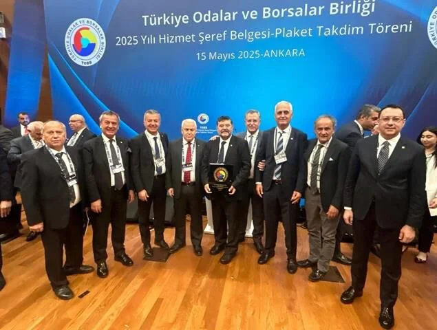 TOBB 2025 Yılı Hizmet Şeref Belgesi Ve Plaket Takdim Töreni