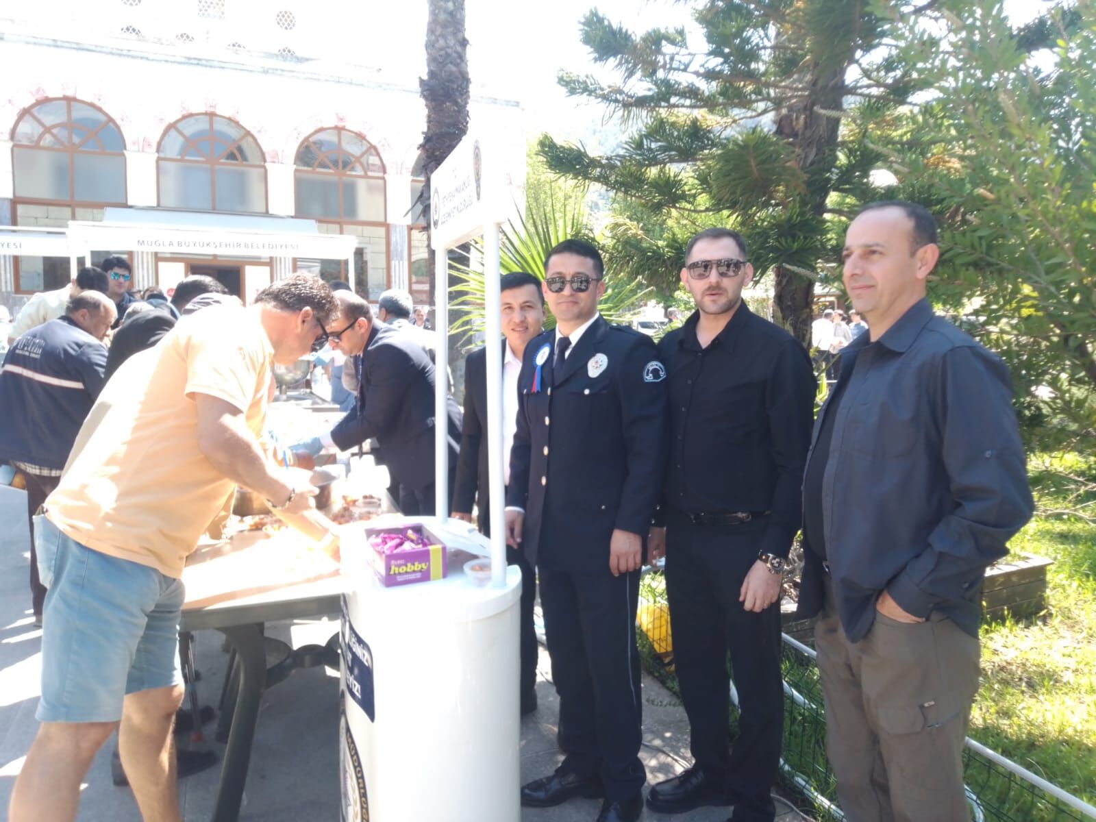 Fethiye Polisinin Korteji Yoğun İlgi Gördü
