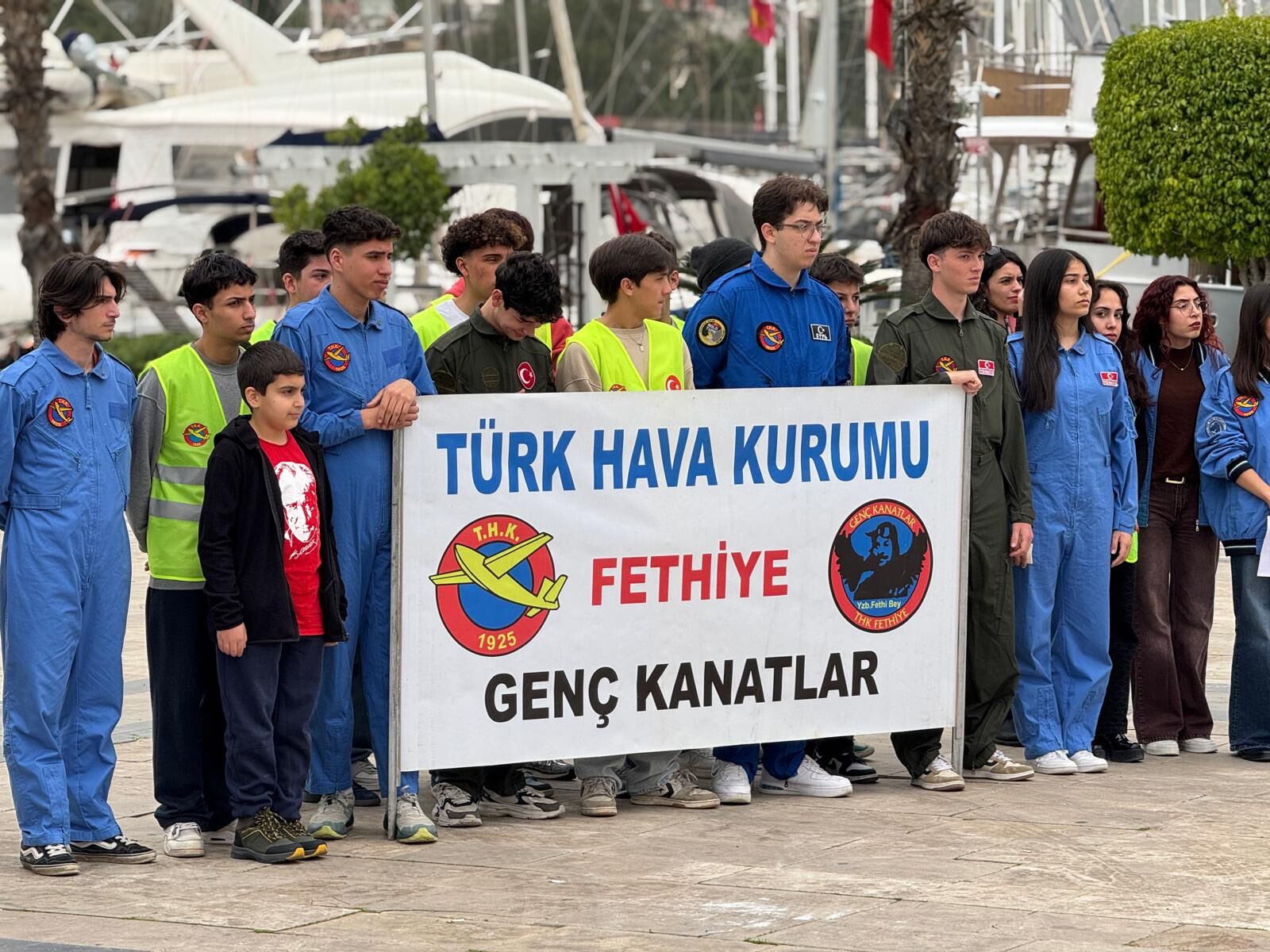 Türk Hava Kurumu 101. Yılını Fethiye’de Törenle Kutladı