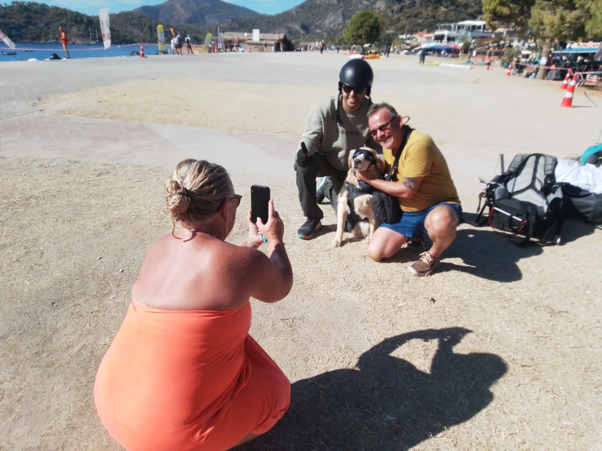 Ölüdeniz Hava Oyunları'nda ‘Badem’ İsimli Köpek De Uçtu