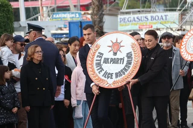 Ulu Önder Mustafa Kemal Atatürk Fethiye'de Saygı Ve Minnetle Anıldı