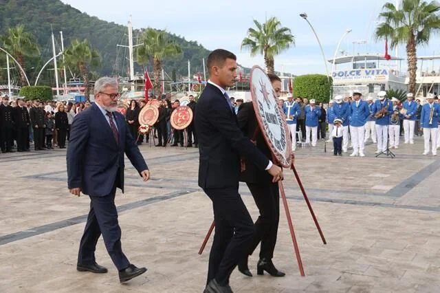 Ulu Önder Mustafa Kemal Atatürk Fethiye'de Saygı Ve Minnetle Anıldı