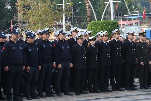 Ulu Önder Mustafa Kemal Atatürk Fethiye'de Saygı Ve Minnetle Anıldı