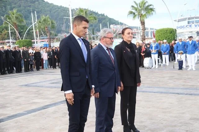 Ulu Önder Mustafa Kemal Atatürk Fethiye'de Saygı Ve Minnetle Anıldı