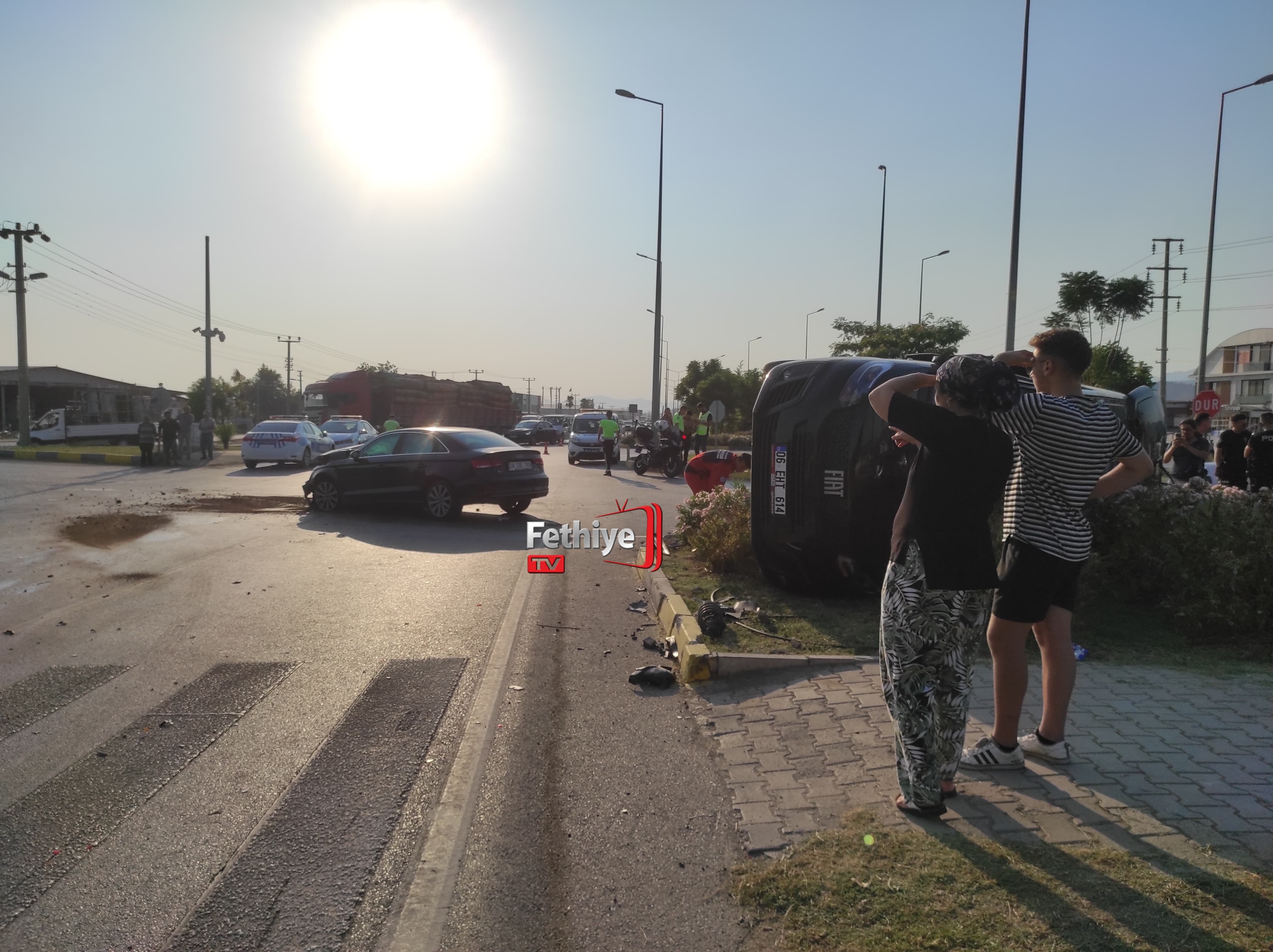 Çamköy’de Trafik Kazası; 7 Yaralı