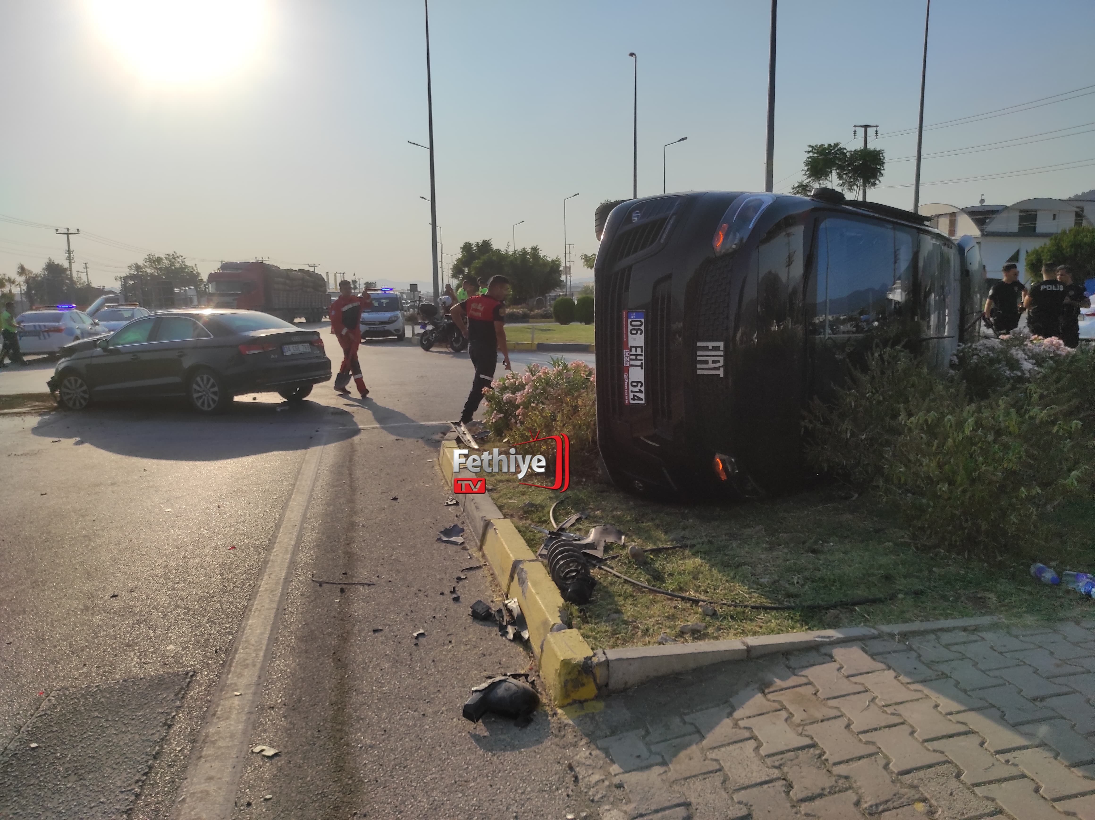 Çamköy’de Trafik Kazası; 7 Yaralı