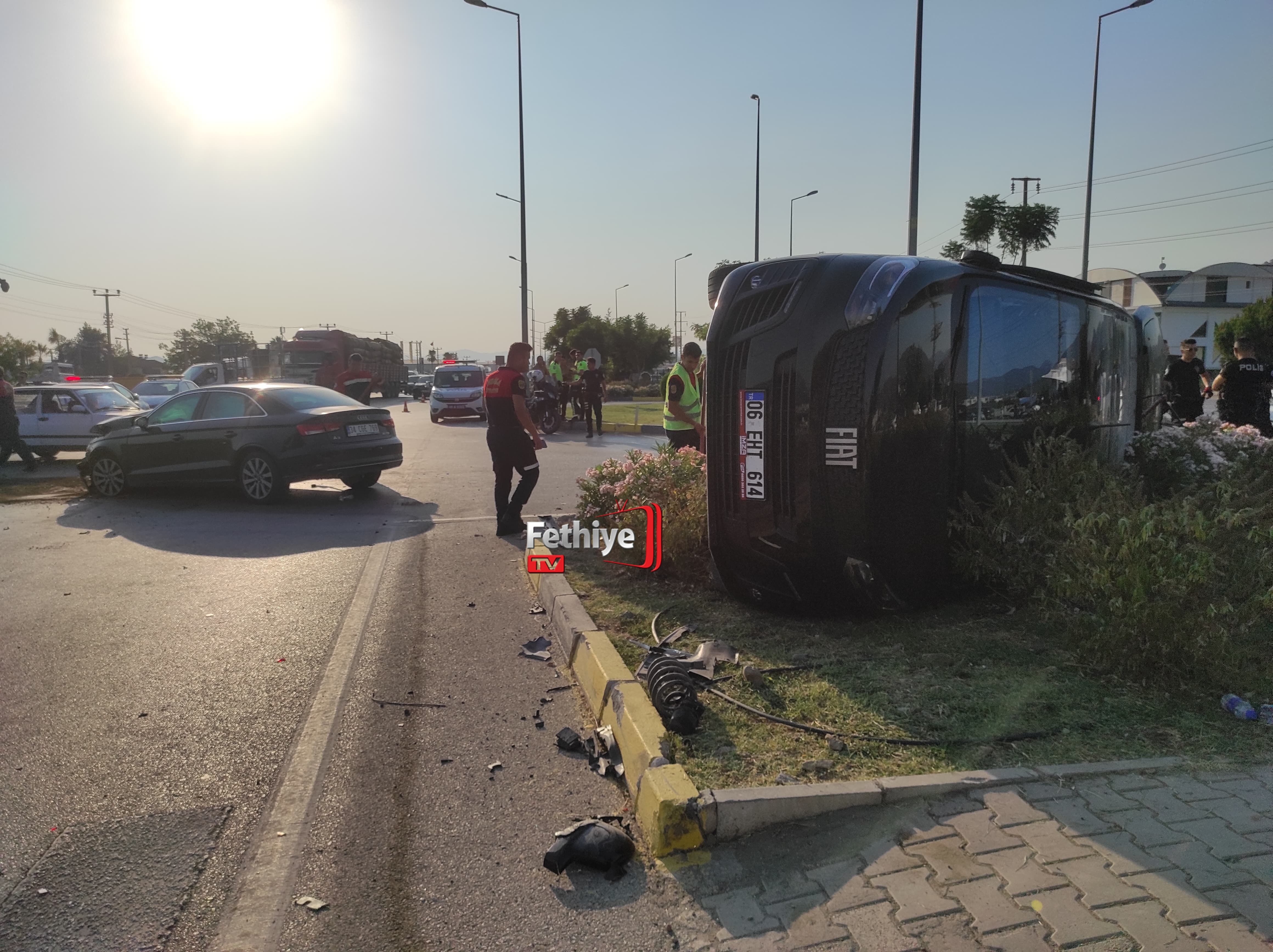 Çamköy’de Trafik Kazası; 7 Yaralı