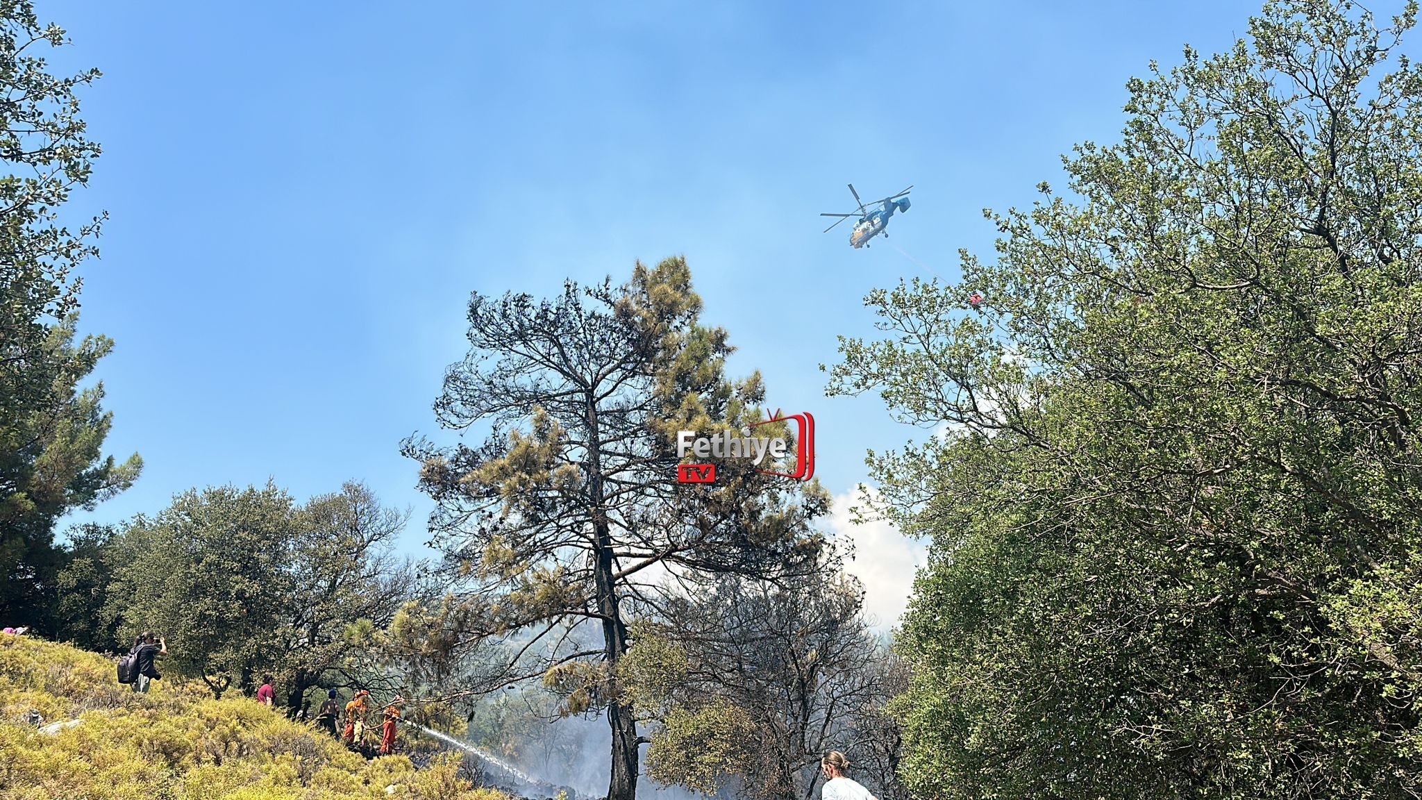 Fethiye'deki Orman Yangını Kontrol Altına Alındı