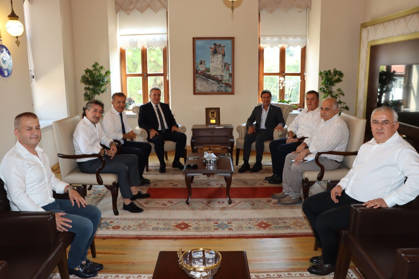 FTSO Yönetimi, Büyükşehir Belediye Başkanı Ahmet Aras’ı Ziyaret Etti