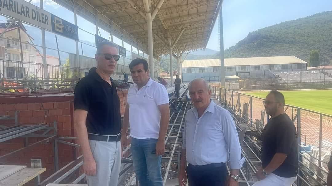 Fethiye Şehir Stadyumu'nda İncelemelerde Bulunuldu
