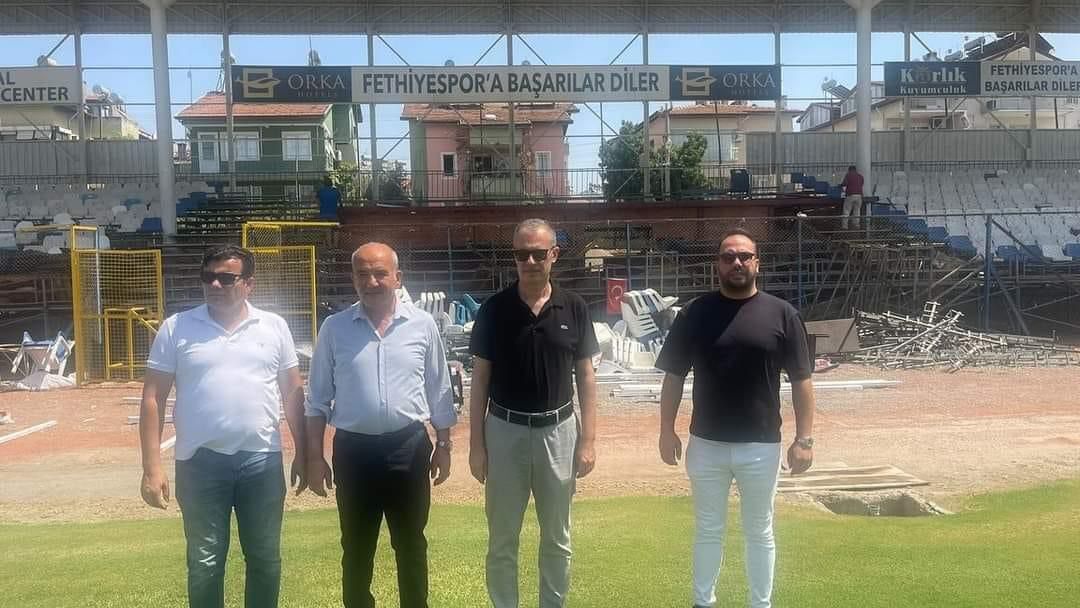 Fethiye Şehir Stadyumu'nda İncelemelerde Bulunuldu