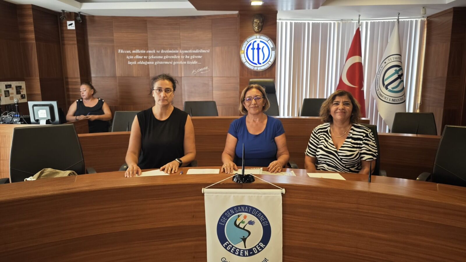EGE-SEN Sanat Derneği Fethiye'de İlk Olağan Genel Kurulunu Gerçekleştirdi